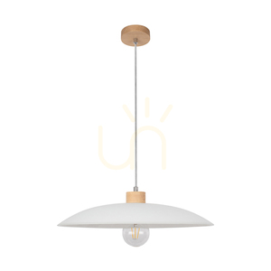 Lampa suspendată Vox, stejar uleiat, 1xE27, Ø40 cm small 0