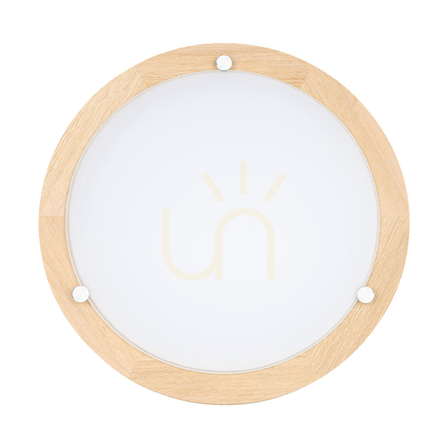 Verifica Lampa de tavan Vox, stejar uleiat, 1xE27, Ø35 cm