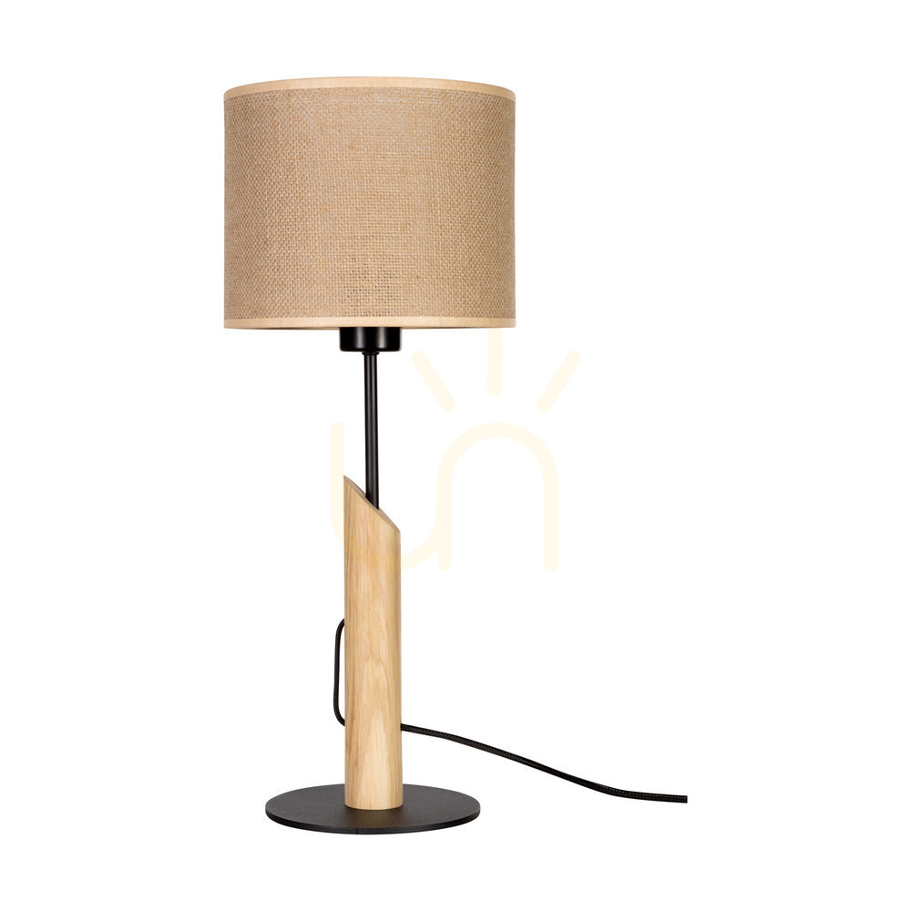 Verifica Lampa de masă Canva, stejar tratat cu ulei/negru, abajur bej, 1xE27, Ø20 cm Lampa de masă Canva, stejar tratat cu ulei/negru, abajur bej, 1xE27, Ø20 cm