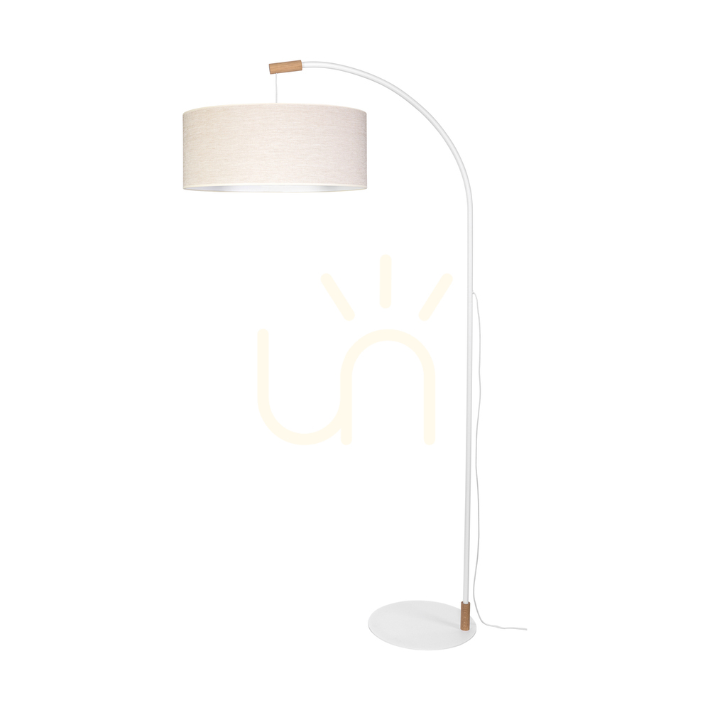 Verifica Lampa de podea Brindille, stejar uleiat/alb, abajur bej, 1xE27, 94 cm Lampa de podea Brindille, stejar uleiat/alb, abajur bej, 1xE27, 94 cm