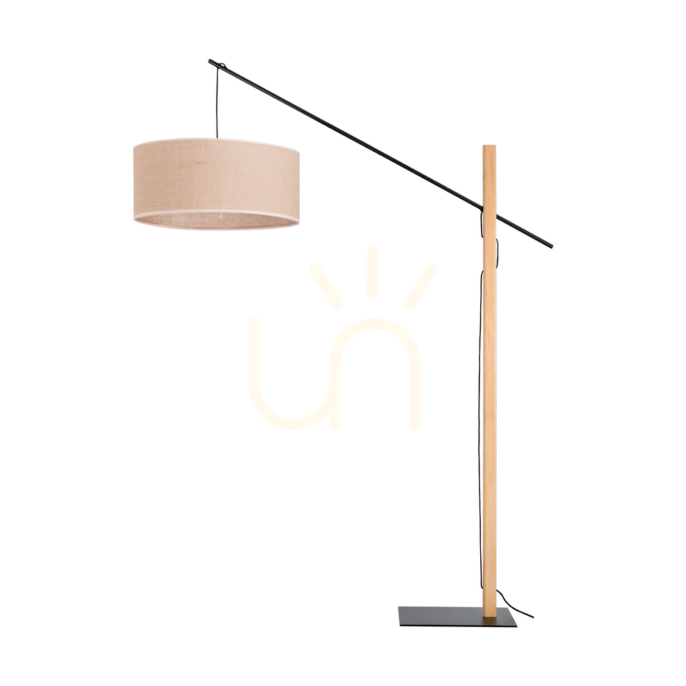 Verifica Lampa de podea Savra, stejar uleiat/negru, abajur bej, 1xE27, 160 cm Lampa de podea Savra, stejar uleiat/negru, abajur bej, 1xE27, 160 cm