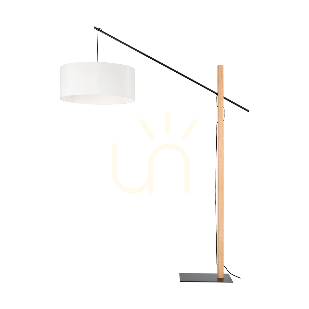 Verifica Lampa de podea Savra, stejar uleiat/negru, abajur alb, 1xE27, 160 cm Lampa de podea Savra, stejar uleiat/negru, abajur alb, 1xE27, 160 cm