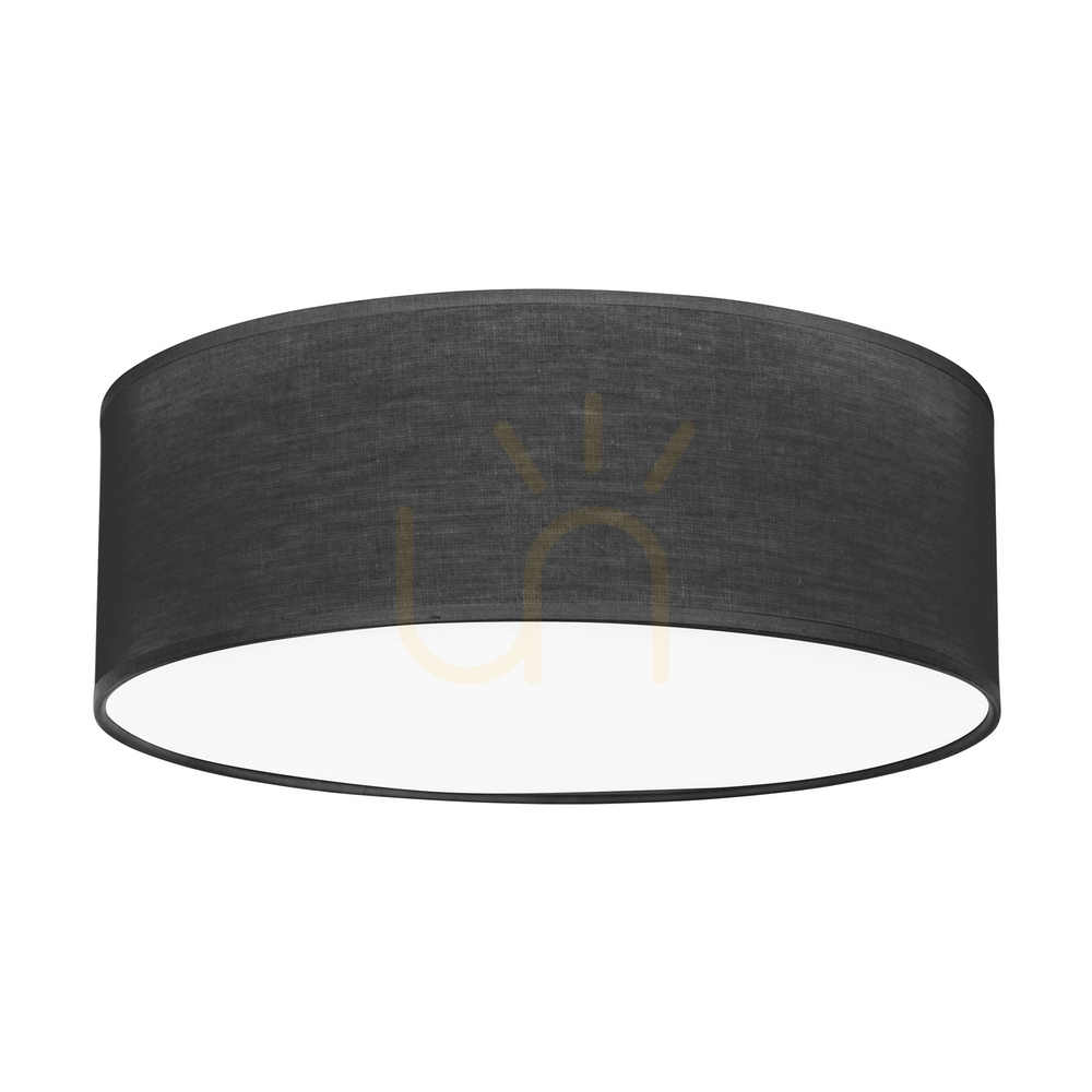 Verifica Lampa de tavan Ignis, albă, cu abajur negru, 3xE27, Ø38 cm Lampa de tavan Ignis, albă, cu abajur negru, 3xE27, Ø38 cm