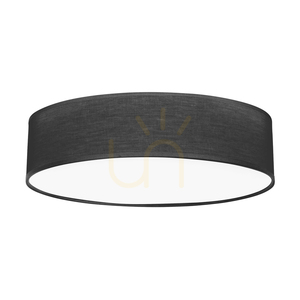 Lampa de tavan Ignis, albă, cu abajur negru, 4xE27, Ø58 cm small 0