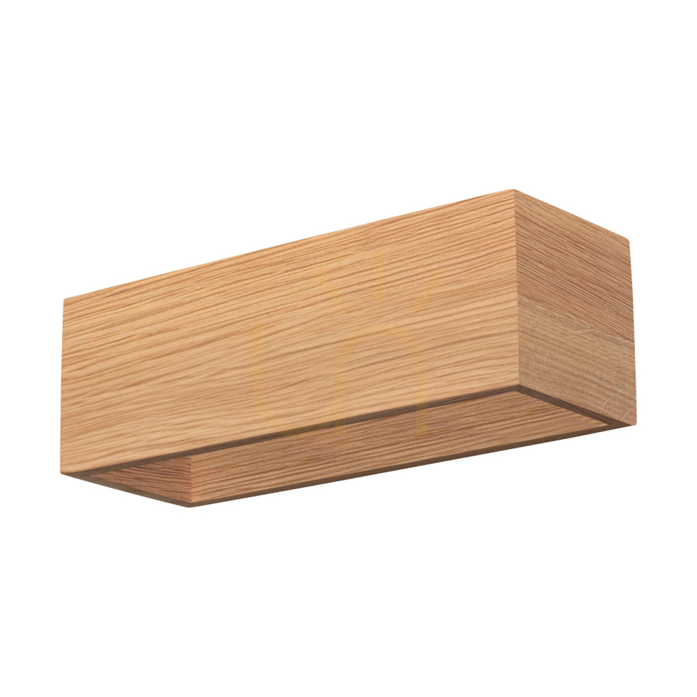 Verifica Aplică de perete „Block”, stejar uleiat/negru, 2xG9, 33 cm Aplică de perete „Block”, stejar uleiat/negru, 2xG9, 33 cm