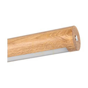 Lampa suspendată Conor, stejar uleiat/nichel mat, 1xLED 34,5 W, iluminare în sus și în jos, 120 cm small 1