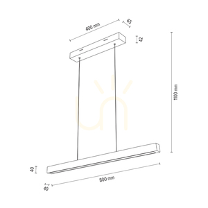Lampă suspendată Smal CCT, stejar uleiat, 1xLED, 26,4 W, 80 cm 4 Lampă suspendată Smal CCT, stejar uleiat, 1xLED, 26,4 W, 80 cm small 4