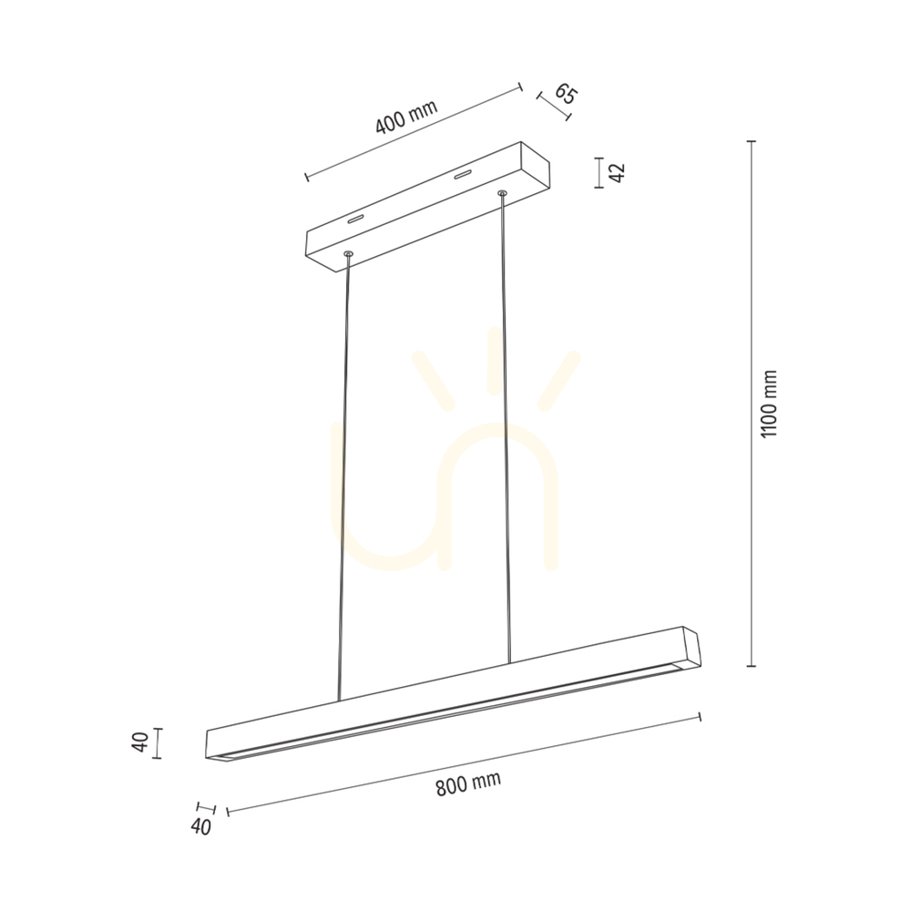 Spectacol Lampă suspendată Smal CCT, stejar uleiat, 1xLED, 26,4 W, 80 cm Lampă suspendată Smal CCT, stejar uleiat, 1xLED, 26,4 W, 80 cm