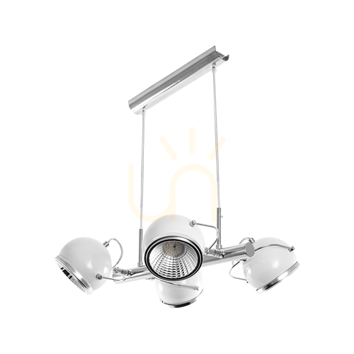 Verifica Lampă suspendată cu bilă, inclusă. 4xGU10 LED 6 W alb 40 cm