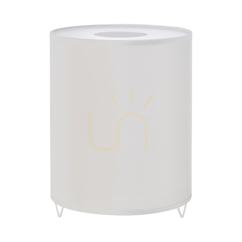 Verifica Lampa de masă Riva, 1xE14, 40 W, albă, Ø 21 cm