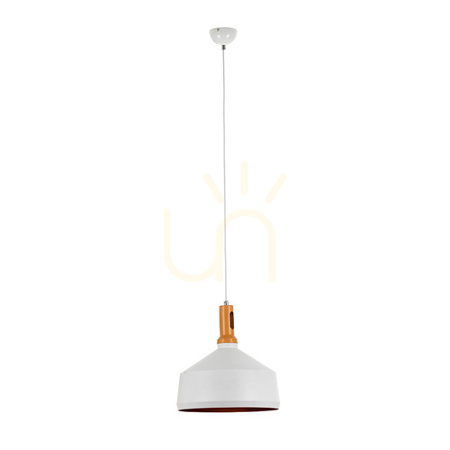 Verifica Lampa suspendată Selene 1xE27 60 W alb/maro Ø34 cm