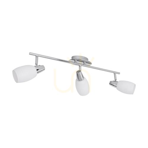 Verifica Lampa de tavan Cora, 3xE14, 40 W, crom/alb, 58,5 cm