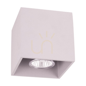 Lampa de tavan Nicold, 1xGU10, Max. 35 W, argintiu, 10 cm small 0