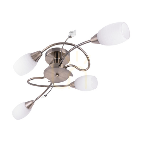 Verifica Candelabru Marbella 4xE14 40 W, patină/alb, 79 cm