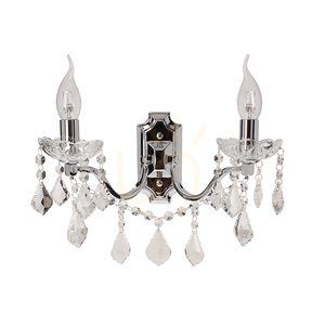 Aplică de perete Odessa, 2xE14, Max. 40 W, cromat/transparent, 37 cm small 0