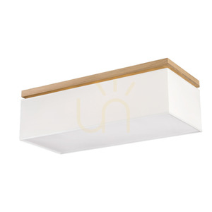 Lampa de tavan Sedos, 4xE27, Max. 25 W, stejar uleiat/alb, 70 cm small 0