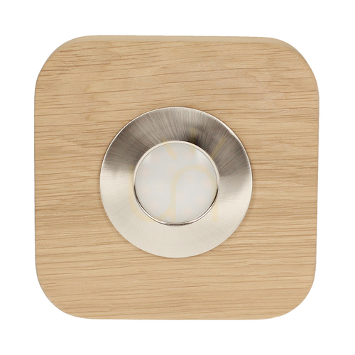 Verifica Plafonieră LED Spot Light SUNNIVA 2291174 5W 3000K, stejar uleiat/satinat, 14 cm