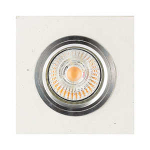 Lampa de tavan Vitar Square, include 1 bec LED GU10 de 6 W, alb/crom, 9,5 cm small 0
