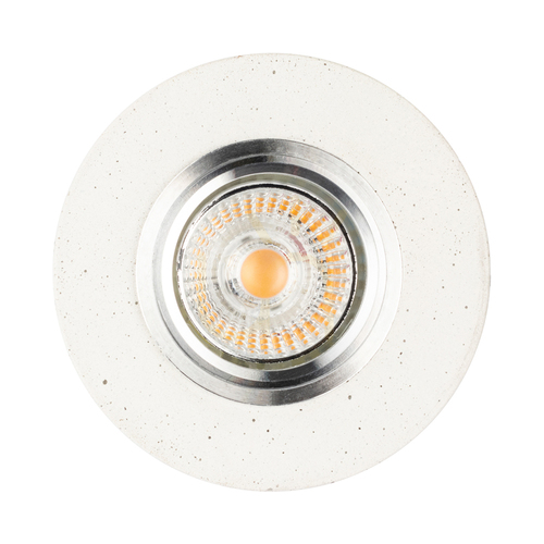 Verifica Lampa de tavan rotundă Vitar, include 1 bec LED GU10 de 6 W, alb/crom, Ø 10 cm