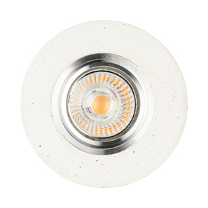 Lampa de tavan rotundă Vitar, include 1 bec LED GU10 de 6 W, alb/crom, Ø 10 cm small 0