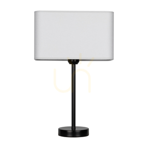 Lampa de masă Cassida 1xE27 40 W negru/gri 30 cm small 0