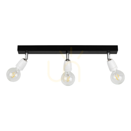 Verifica Lampa de tavan Corfu, 3xE27, Max. 25 W, negru/alb, 57 cm