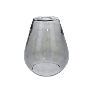 Lampa suspendată Kigali 3xE27 Max. 60 W Negru/Negru/Stejar uleiat/Sticlă fumurie 19 cm small 1