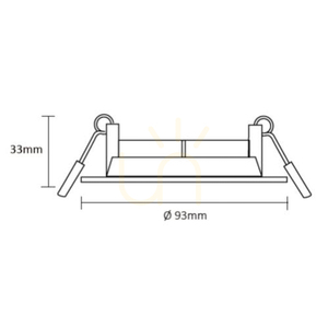 Set de spoturi de tavan de bază, incluzând. 3x GU10 5 W 2700 K alb Ø 8 cm small 1