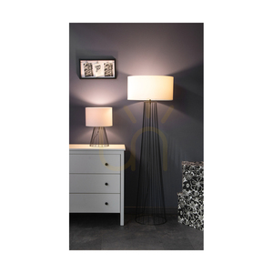 Lampa de podea Swan 1xE27 Max. 60 W Negru/Negru PVC/Alb Ø 50 cm small 4
