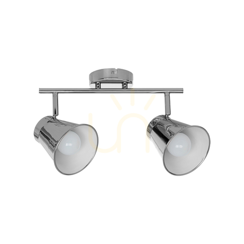 Verifica Lampa de tavan Amanda, 2xE27, Max. 60 W, metal cromat, 45 cm