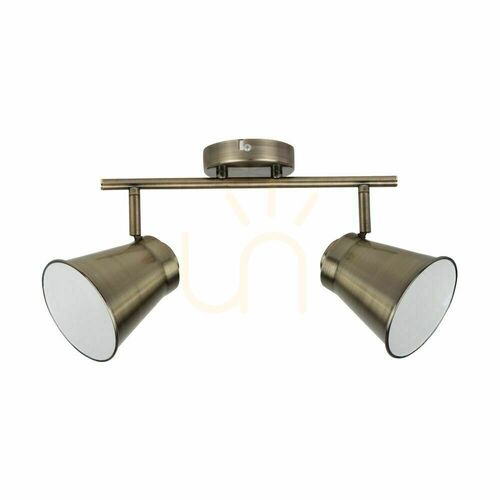 Verifica Lampa de tavan Amanda, 2xE27, Max. 60 W, patină metalică, 45 cm