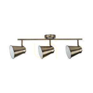 Lampa de tavan Amanda, 3xE27, Max. 60 W, patină metalică, 64,5 cm small 0