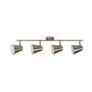 Lampa de tavan Amanda, 4xE27, Max. 60 W, patină metalică, 87 cm small 0