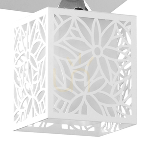 Lampa de tavan Anika, 4xE27, 60 W, metal cromat/abat-jour din plastic alb, 33 cm small 1