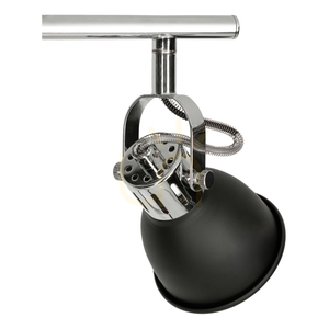 Lampa de tavan Anita, 3xGU10, Max. 50 W, metal negru/cromat, 56,5 cm small 2