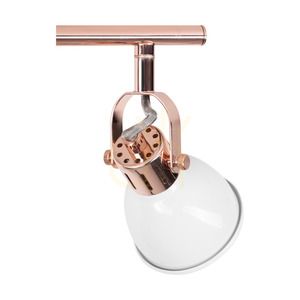 Lampa de tavan Anita, 3xGU10, Max. 50 W, cupru/metal alb, 56,5 cm small 2