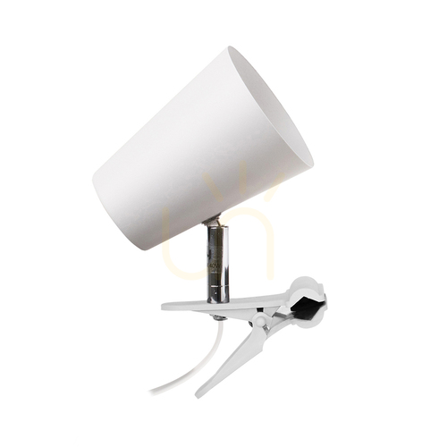 Verifica Lampa de birou Astrid cu clemă, 1xE14, Max. 40 W, metal alb, 18 cm