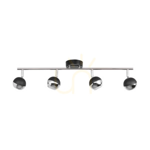 Lampa de tavan Bianca, 4xGU10, Max. 50 W, metal negru/cromat, 69 cm small 0