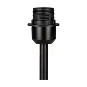 Lampa de masă Cadre, 1xE27, Max. 25 W, metal negru/cablu din PVC negru/abat-jour negru, 30 cm small 4