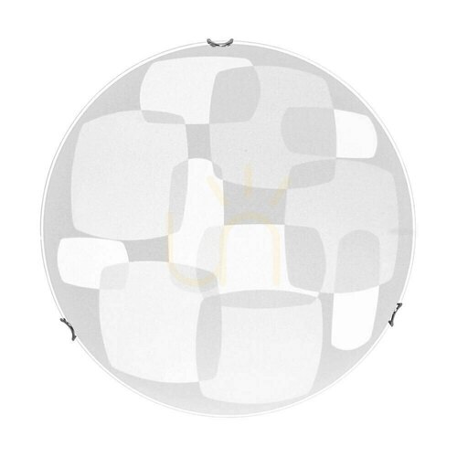 Verifica Lampa de tavan Chicago, include 1 bec LED de 2700K și 18W, corp metalic cromat/abat-jour din sticlă albă, Ø40 cm