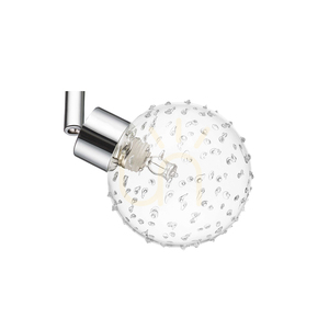 Lampă de tavan transparentă 4xG9, Max. 28 W, metal cromat/abat-jour din sticlă transparentă, 69 cm small 1