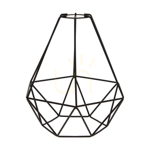 Lampă suspendată Diament, 1xE27, Max. 60 W, stejar uleiat/metal negru/cablu din PVC negru/abat-jour din metal negru, Ø 25 cm small 2