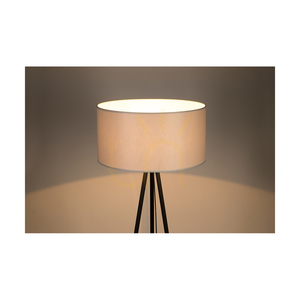 Lampa de podea Dove, 1xE27, Max. 40 W, metal negru/cablu din PVC negru/abat-jour gri, Ø 50 cm small 2
