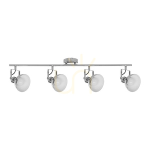 Lampă de tavan „Edit”, 4xE27, Max. 60 W, metal cromat, 86 cm small 0