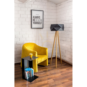 Lampa de podea Finja, 1xE27, Max. 60 W, stejar uleiat/antracit, cablu împletit/negru, abajur Ø 52 cm small 2