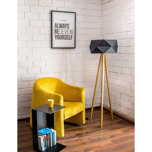 Lampa de podea Finja, 1xE27, Max. 60 W, stejar uleiat/antracit, cablu împletit/negru, abajur Ø 52 cm small 3