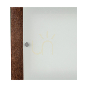 Aplică de perete Finn, 1xLED, 2700K, 14W, lemn de fag și nuc / sticlă albă-transparentă, 29 cm small 1