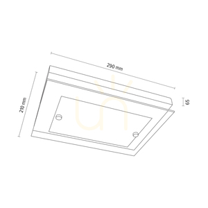 Aplică de perete Finn 1xLED 2700K 10W stejar uleiat/metal cromat/sticlă albă 29 cm small 3