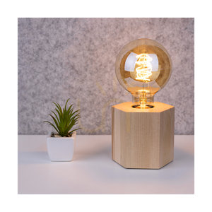 Lampa de masă Fofi, 1xE27, Max. 25 W, mesteacăn/negru, cablu din PVC de 12 cm small 2