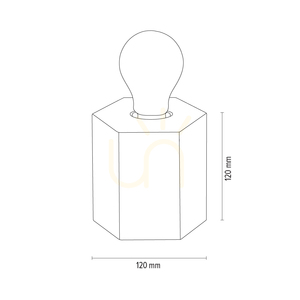 Lampa de masă Fofi, 1xE27, Max. 25 W, mesteacăn/negru, cablu din PVC de 12 cm small 3
